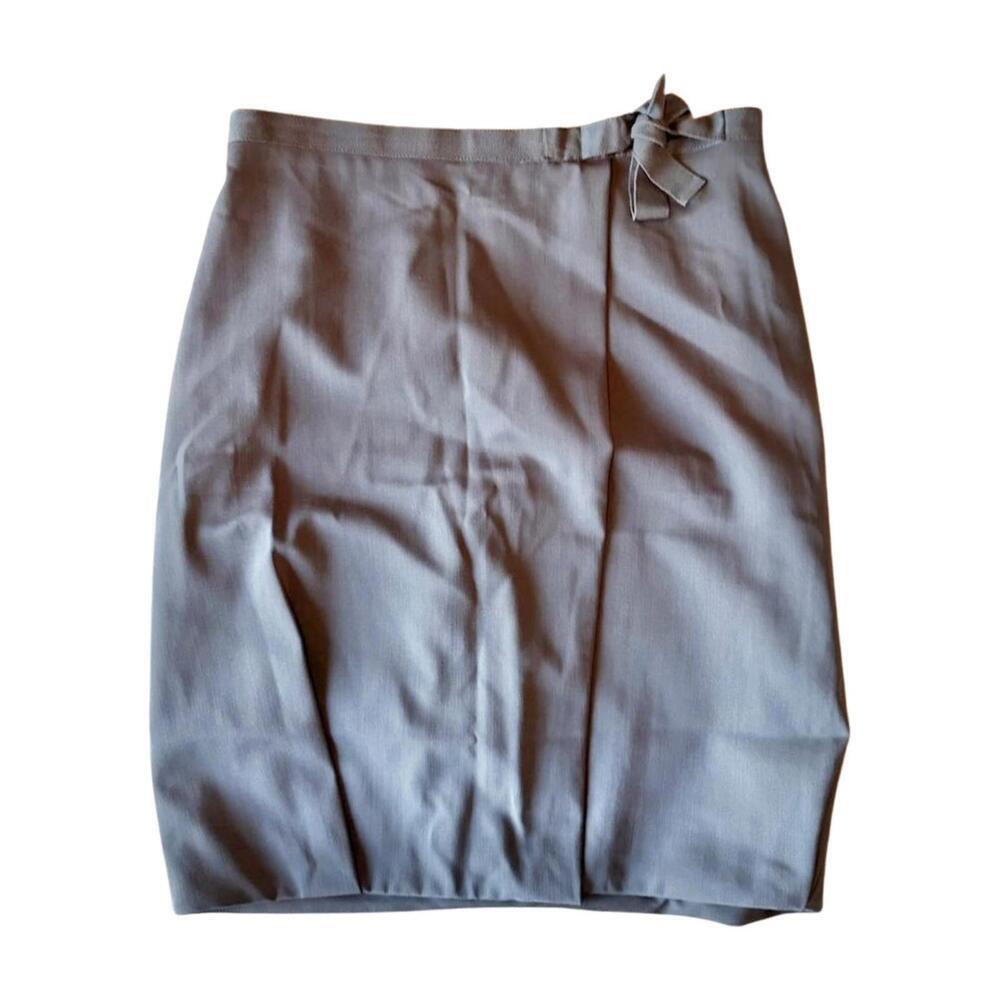 Giorgio Armani Women's Brown Wool Skirt Size 42/US 8